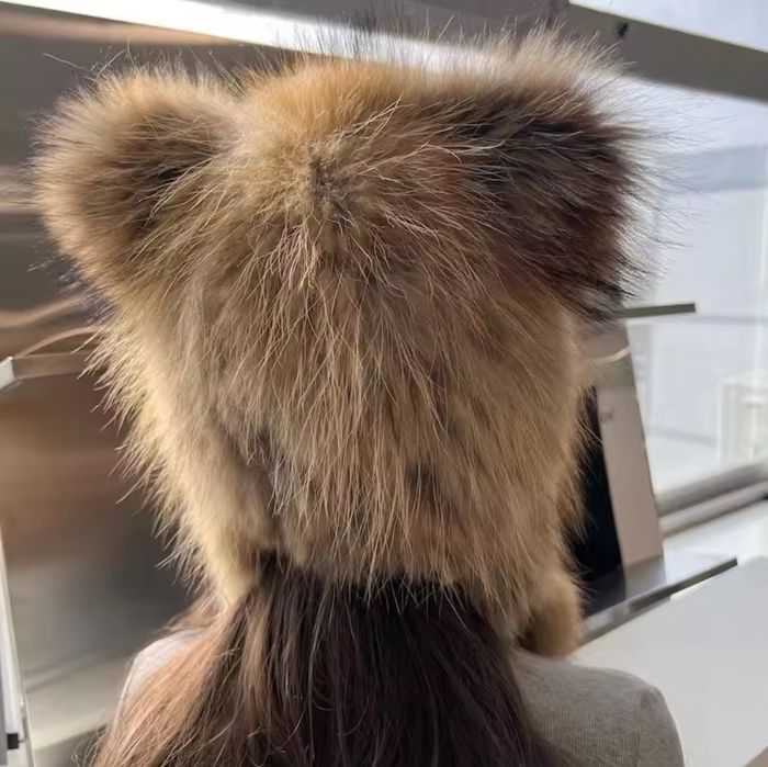 Caciula blana naturala