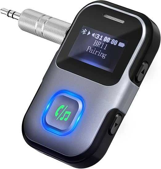 LENCENT Bluetooth 5.0 адаптер за кола с микрофон