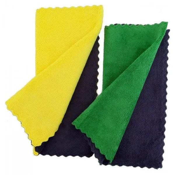 Кърпа микрофибър 30х40 см. универсална, безшевна - комплект 2броя