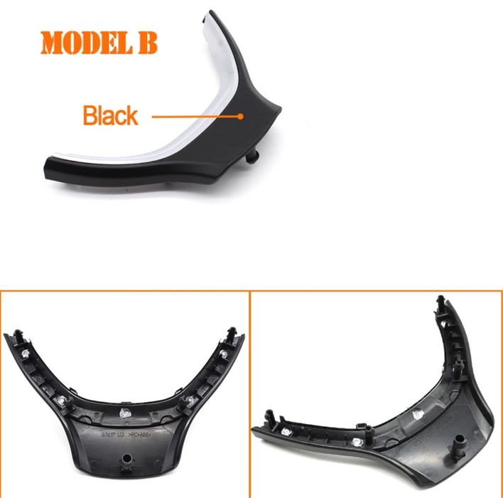 Trim ornament crom volan airbag Bmw Seria 5 F10 F11 facelfit Nfl