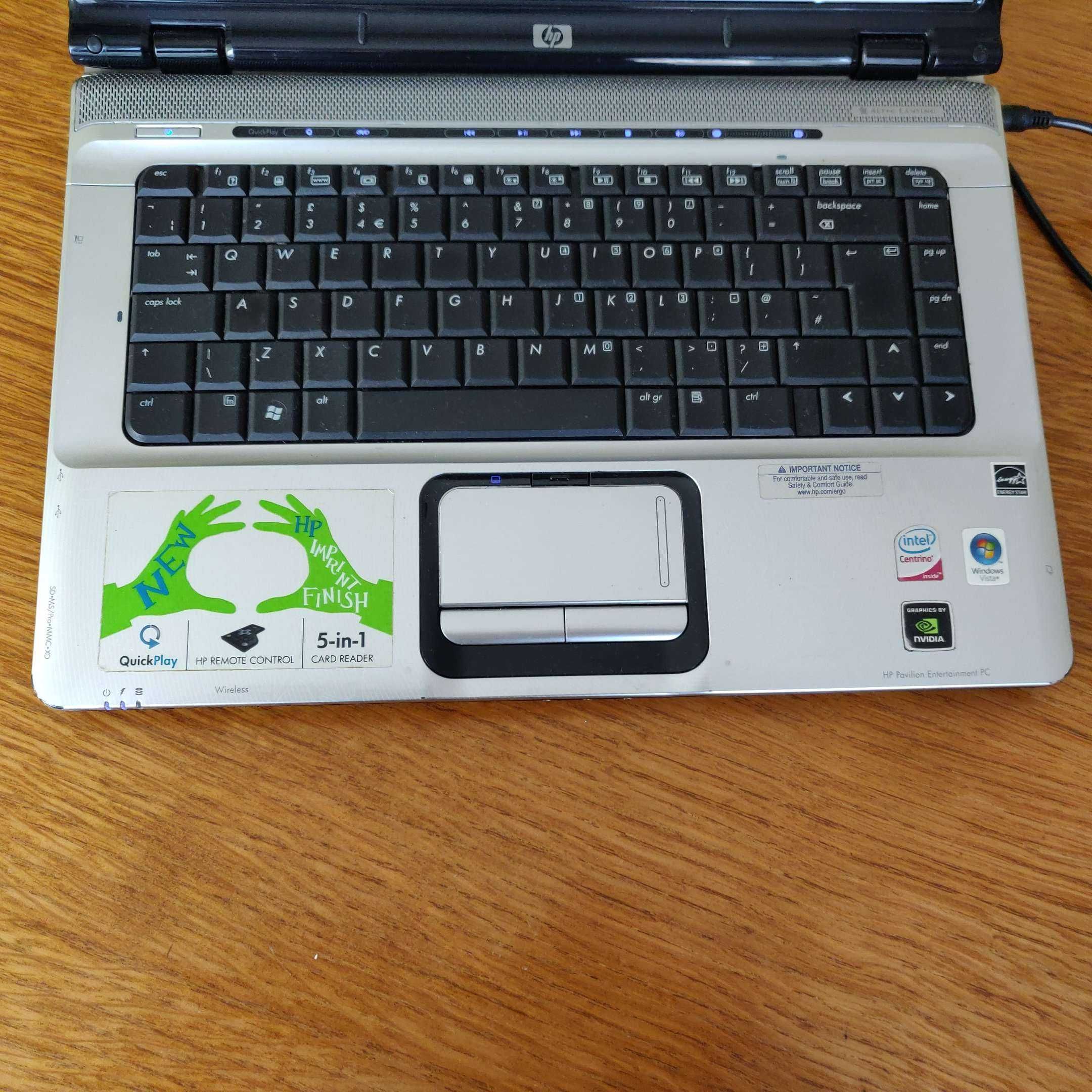 Laptop  HP Pavilion dv6700 , memorie 2 GB DDR2