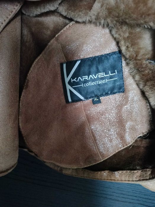 Зимно яке/кожух от агнешка кожа