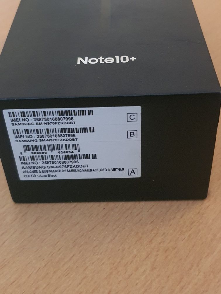 Samsung Note 10 plus 256GB M.St 12GB Ram