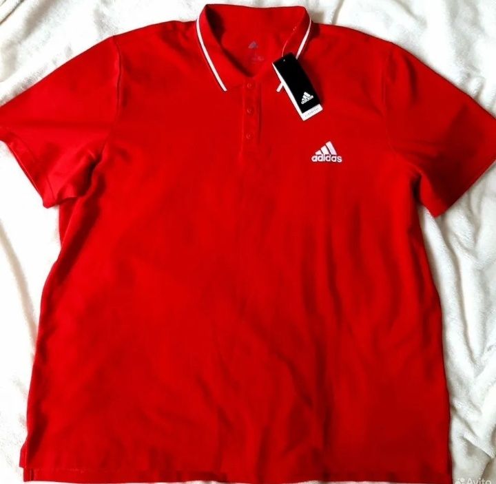 Поло Adidas. Оригинал. Размер 56-58.