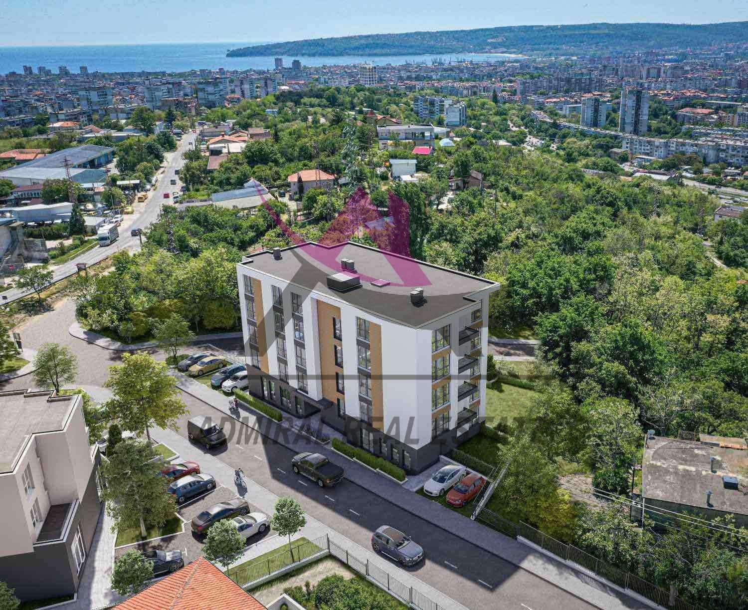 Морска панорама тристаен -Изгрев