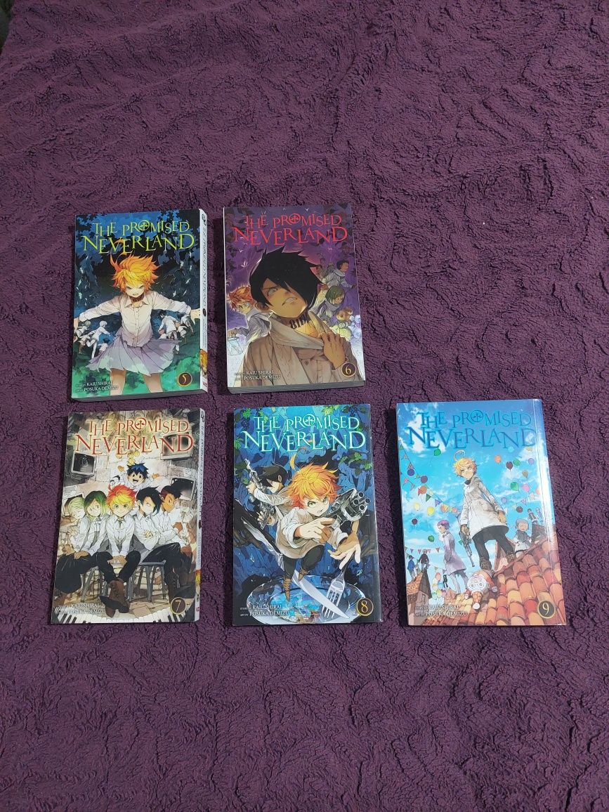 The promised neverlqnd– 5 тома (манга), от 5-9 volumes