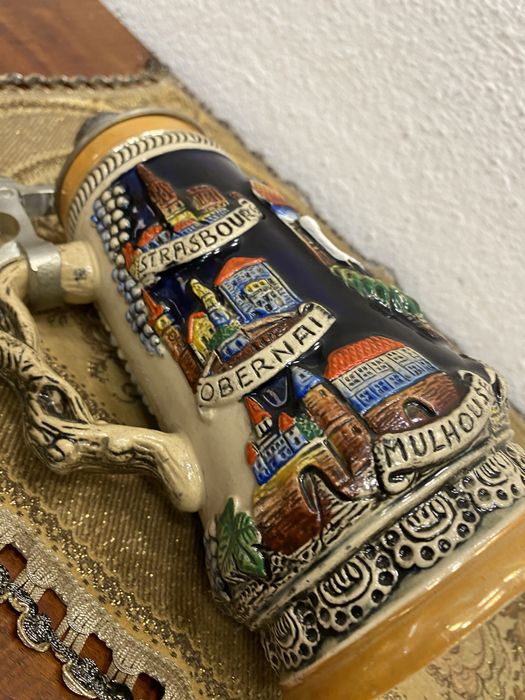 Немска чаша за бира с калаен капак