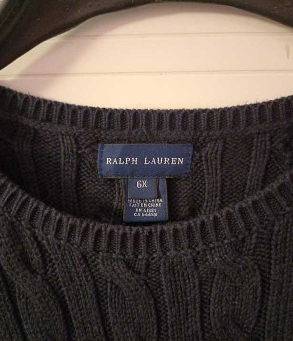 Оригинална детска рокля Polo Ralph Lauren - размер 116/122