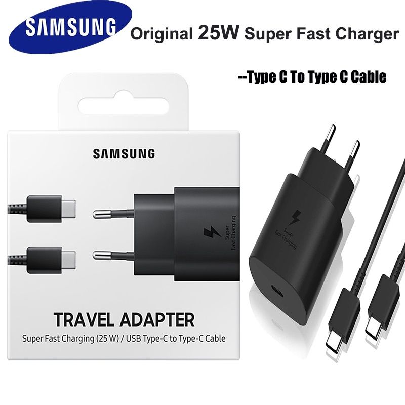 Samsung 45W PD Очень Быстрая Зарядка 2.0 Оригинал S22-S24 Ultra Fold