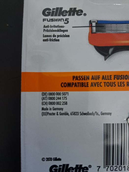 Lame / Rezerve set 8 buc Gillette Fusion