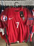 Tricou de fotbal Portugalia Euro 2016 Cristiano Ronaldo 7 CR7 marime M