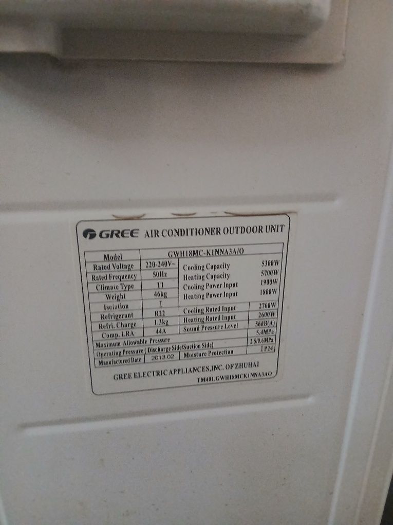 Gree 18 talik konditsioner sotiladi