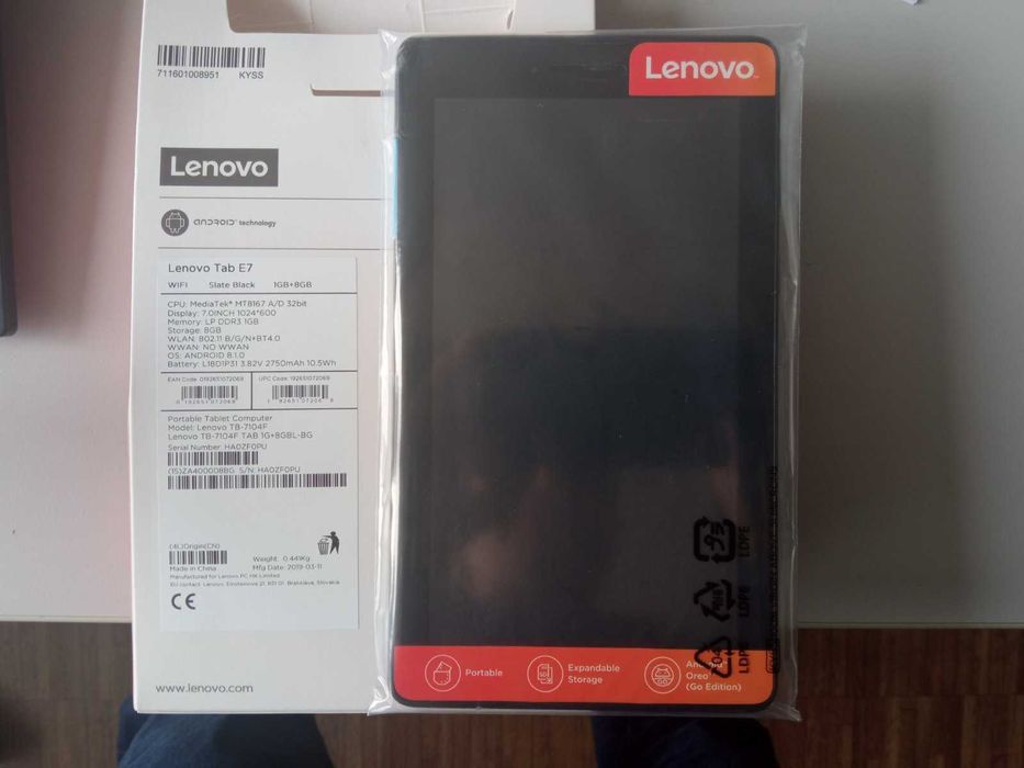 Таблет Lenovo Tab E7 (TB-7104F) 7