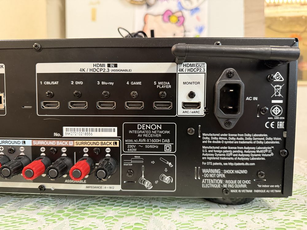 Denon AVR-X1600H Като нов