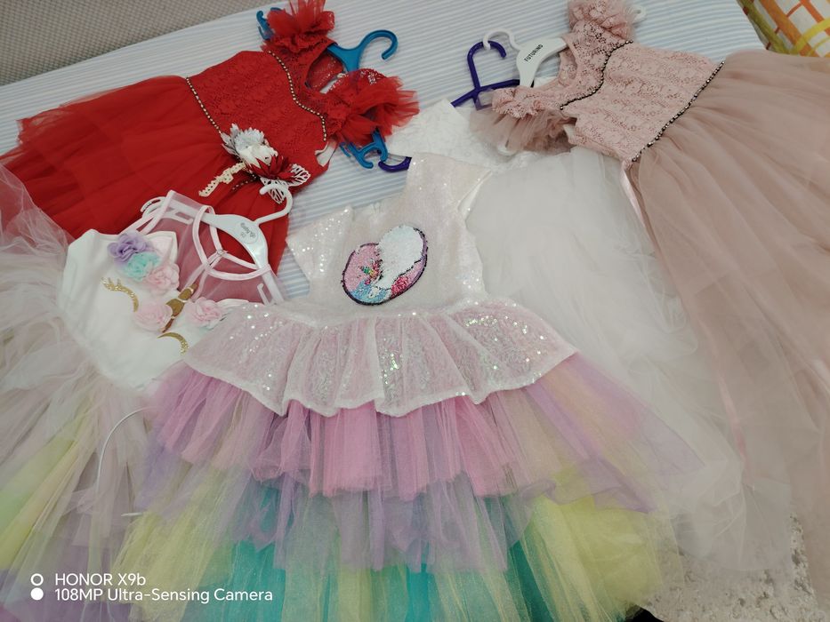 Нарядные платья Турция размер 4-5-6-7-8