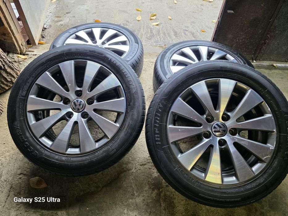 Джанти 5×112/16/ цола оргинални на vw golf pasat sharan touran kadi