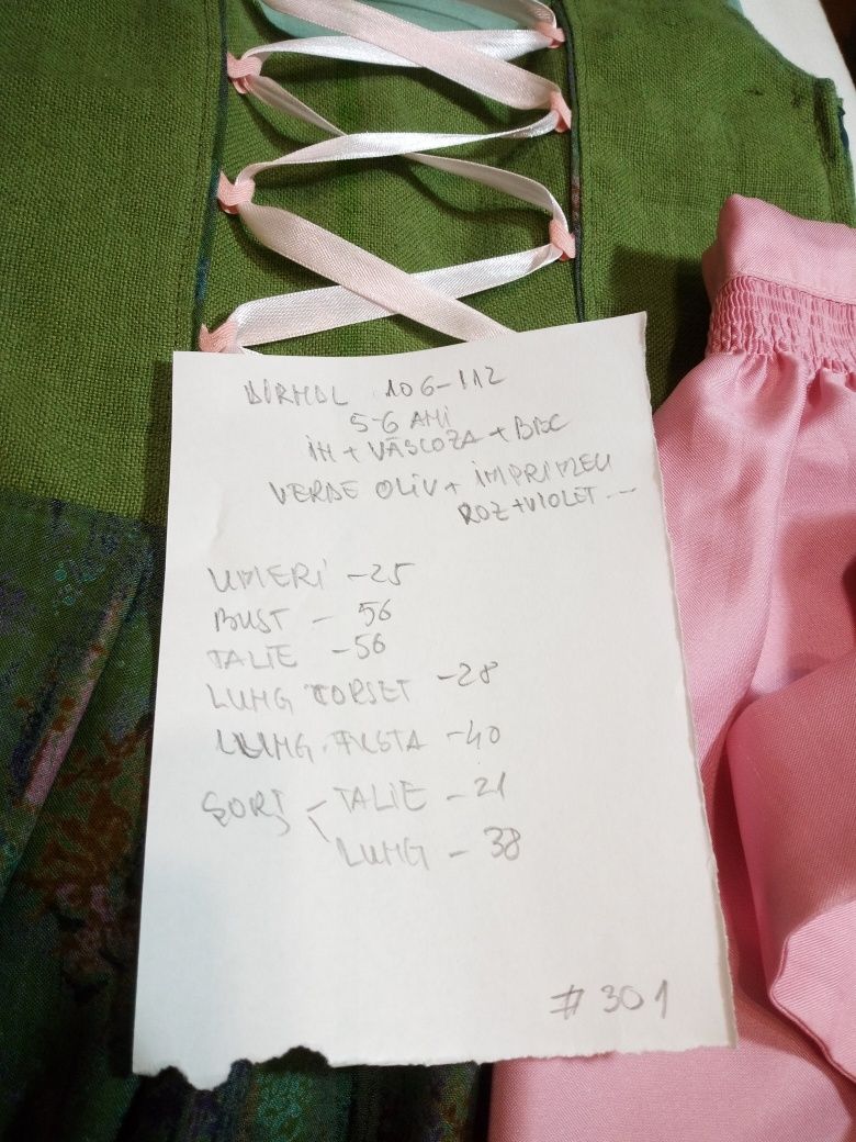 Dirndl fetițe Nr.104-116 cm  5-6 ani Sarafan tirolez  Rochie bavareza