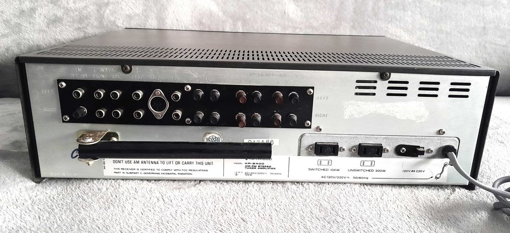 vintage receiver KENWOOD KR-2400 amplificator tuner *1974