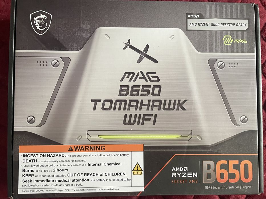Placa de baza MagB650 TomohawkWIFI