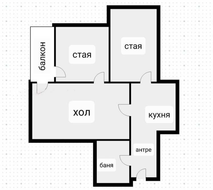 Продава се Тристаен апартамент в София, Люлин 4 - 81 кв.м за 2223 €/кв.м - Снимка #13