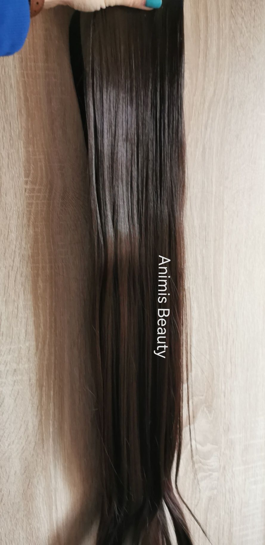 coada de par SATEN 80 cm 180 grame, imită par natural, produse NOI