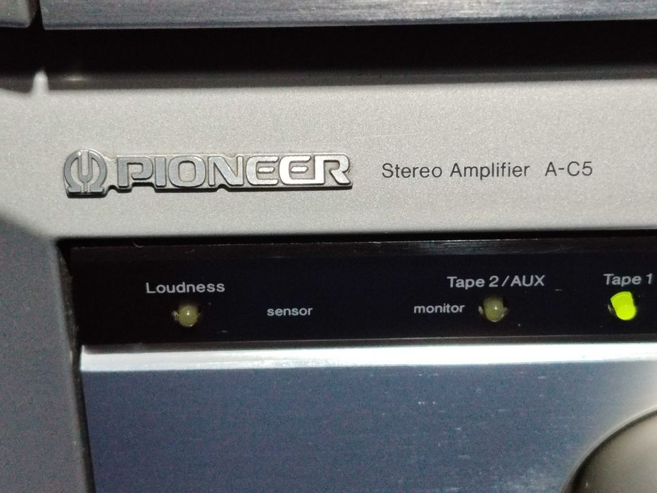 PIONEER A-C5 Stereo amplifier, PIONEER T-C3 Stereo Cassette Deck