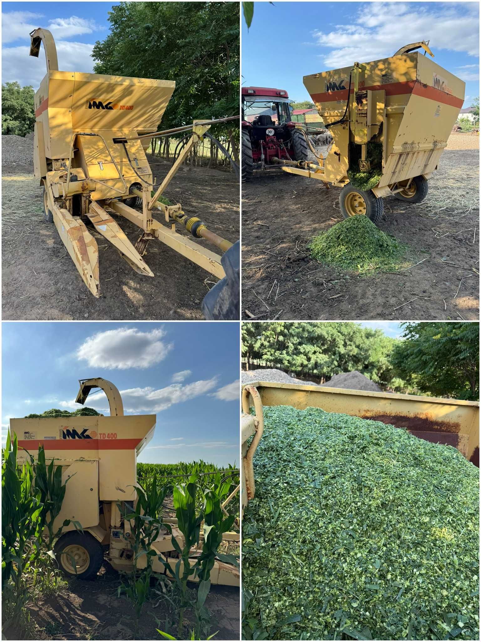 Siloziera Gallignani pentru facut siloz pe 1 rand, la tractor de 45 CP