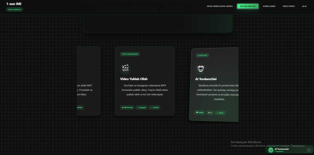 Maktablar uchun Web-sayt ichida testlar,admin panel hammasi ichida bor