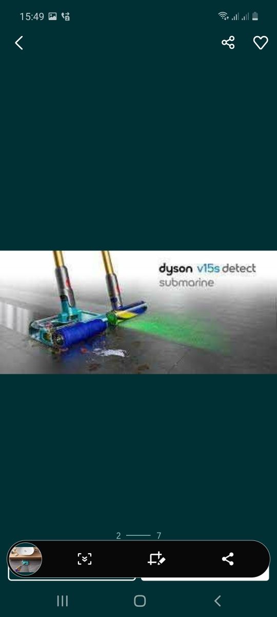 Dyson submarine detect v15s absolute +
