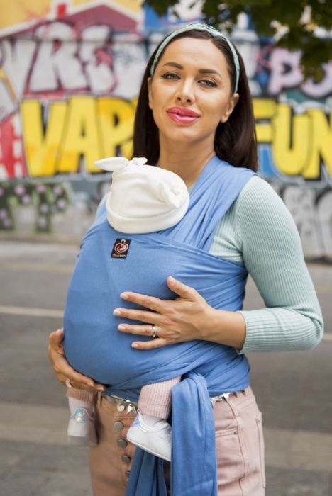 Еластичен слинг Omniababy | син или циклама