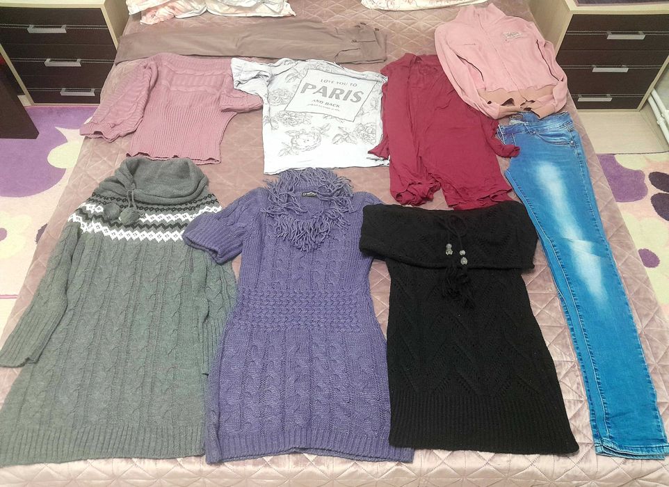 Дамски туники,дънки,жилетки,панталон