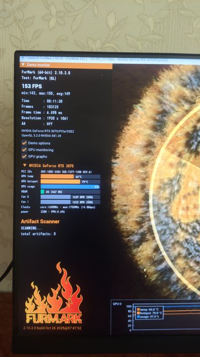 Видеокарта Igame RTX 3070 Vulcan