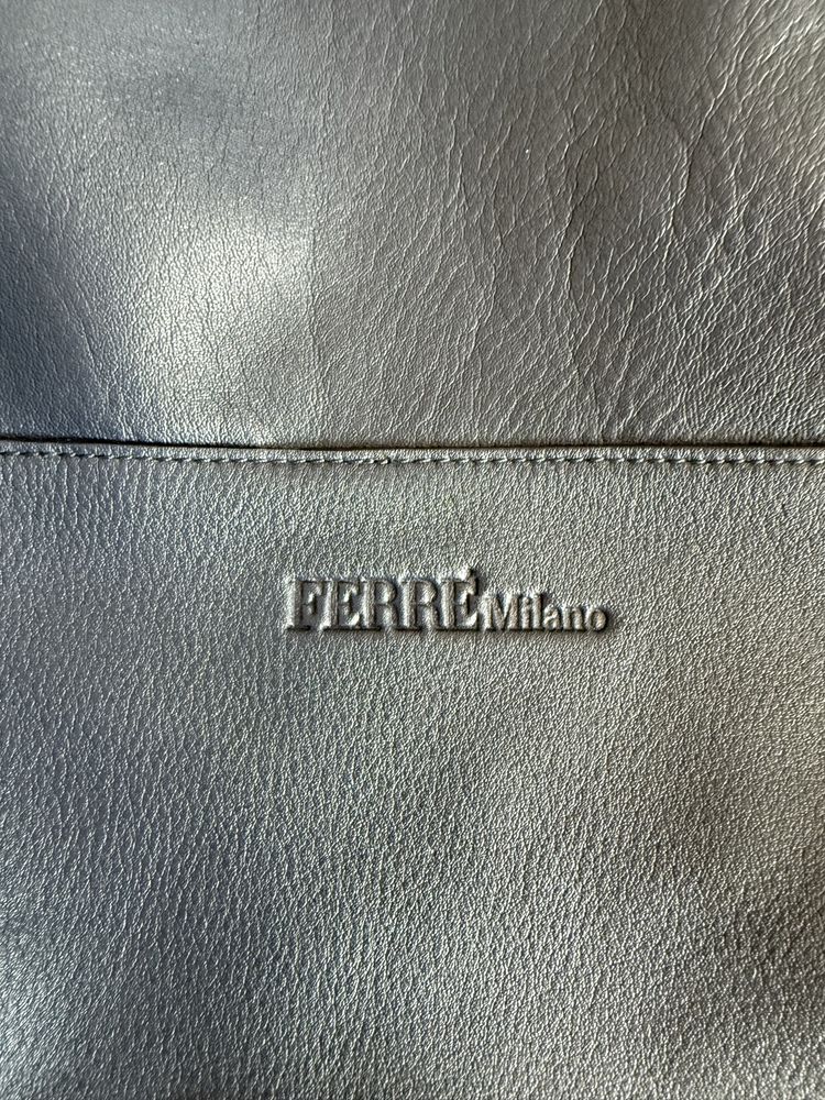G. FERRE Milano. Естеств. Кожа Дамска Чанта