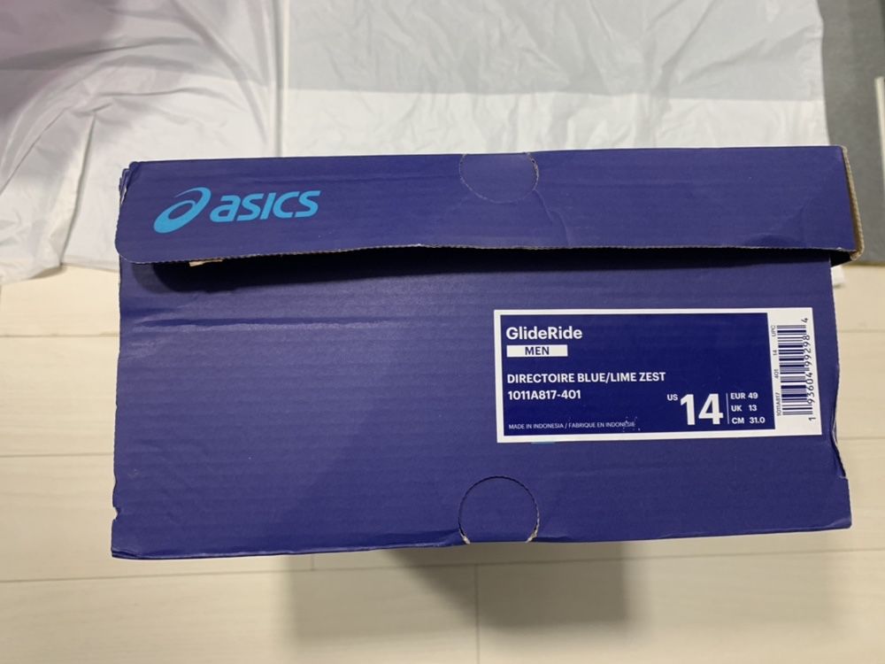 Asics GLIDERIDE беговые кроссовки. 48 размер