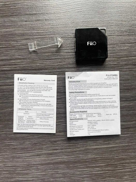 Краманный усилитель FiiO E06