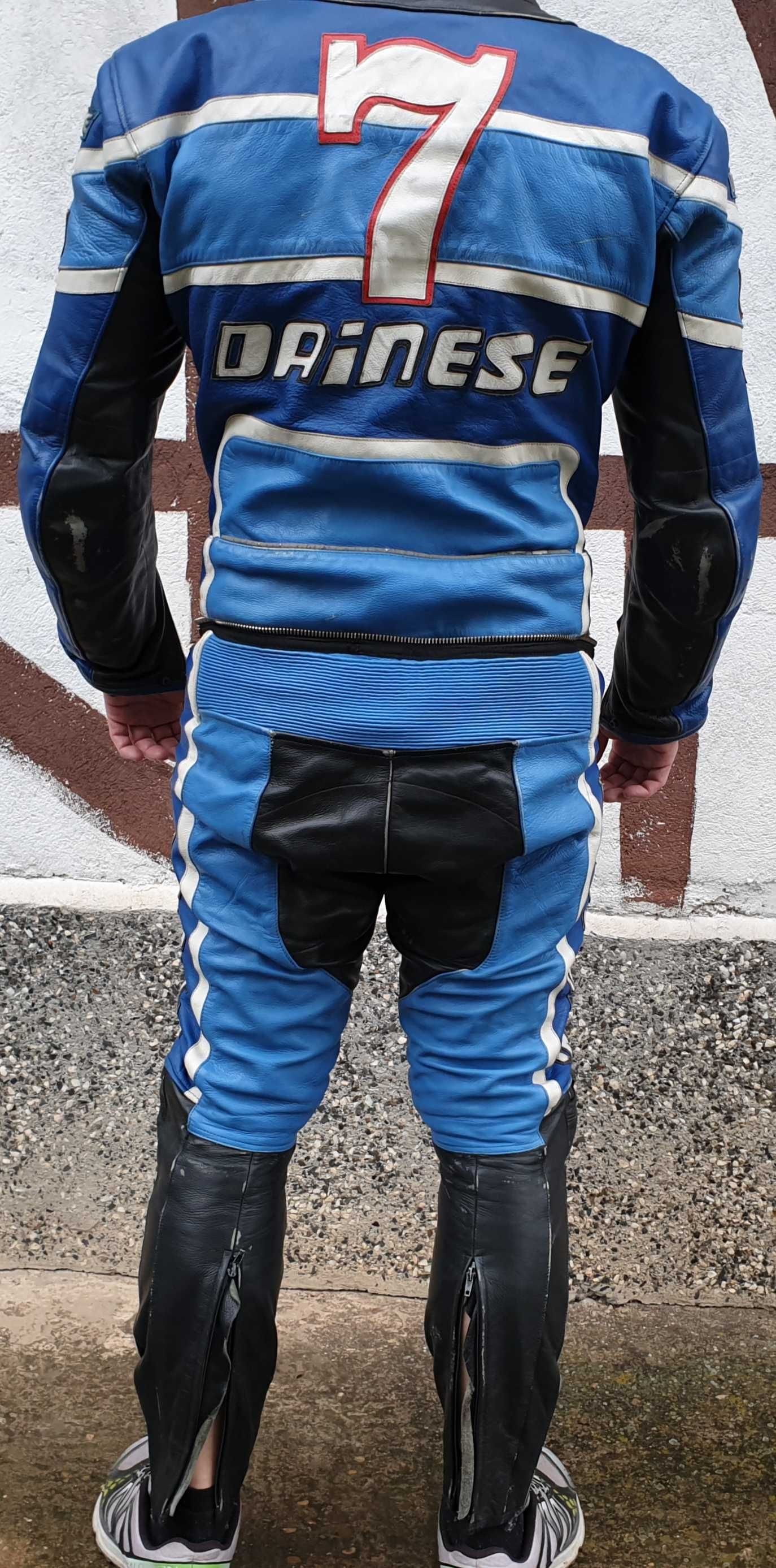 Мото екип Dainese  Размер 50, 2 pcs. Яке+панталон 100% Кожа протектори