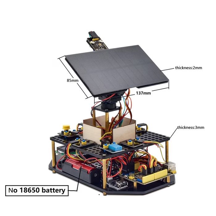 Kit Solar Tracker – Invatare STEM si Incarcare Telefon