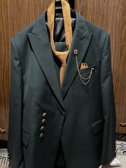 Зелёный, жасыл костюм шалбар 48 размер, киілмеген