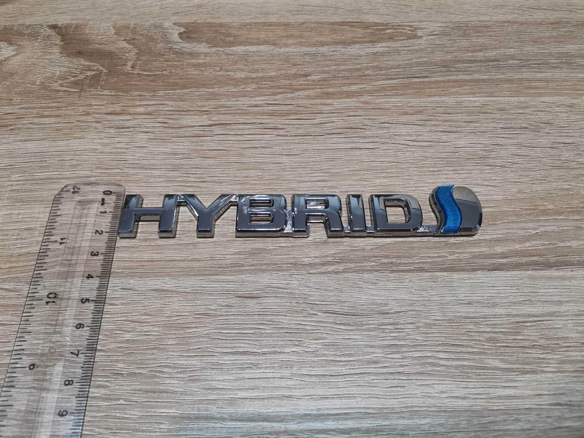 надпис емблема Тойота/Toyota Hybrid