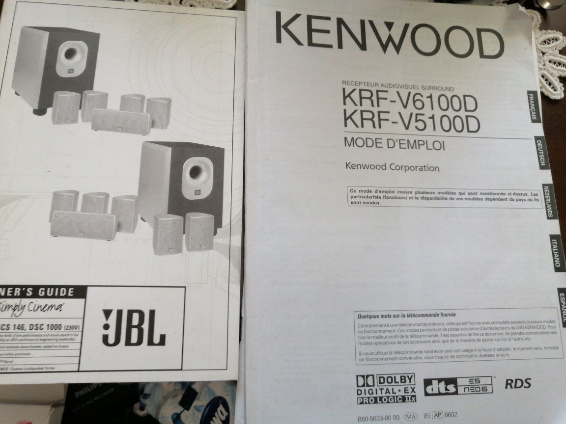 Kenwood krf 5100d+Jbl sub 140/230