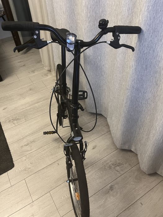 Bicicleta pliabila Fold 100 negru Btwin