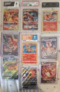 Charizard Pokemon PSA collection cards