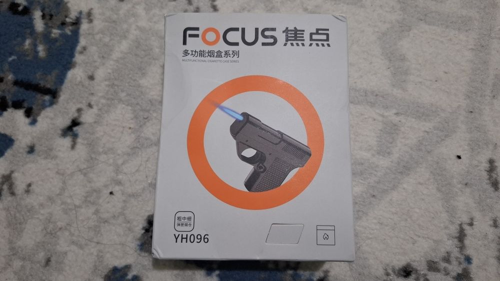 Портсигар + зажигалка писолет куринишда