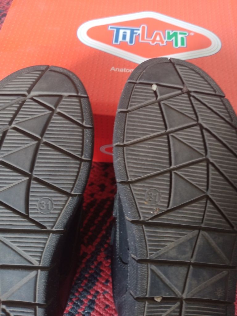 Туфли кожаные фирмы "Tiflani"31 размер,цена 10000 тенге