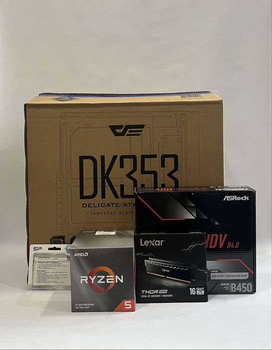 Геймърски компютър AMD Ryzen 5 3600, AMD RX 6600XT 8GB, 16GB Ram
