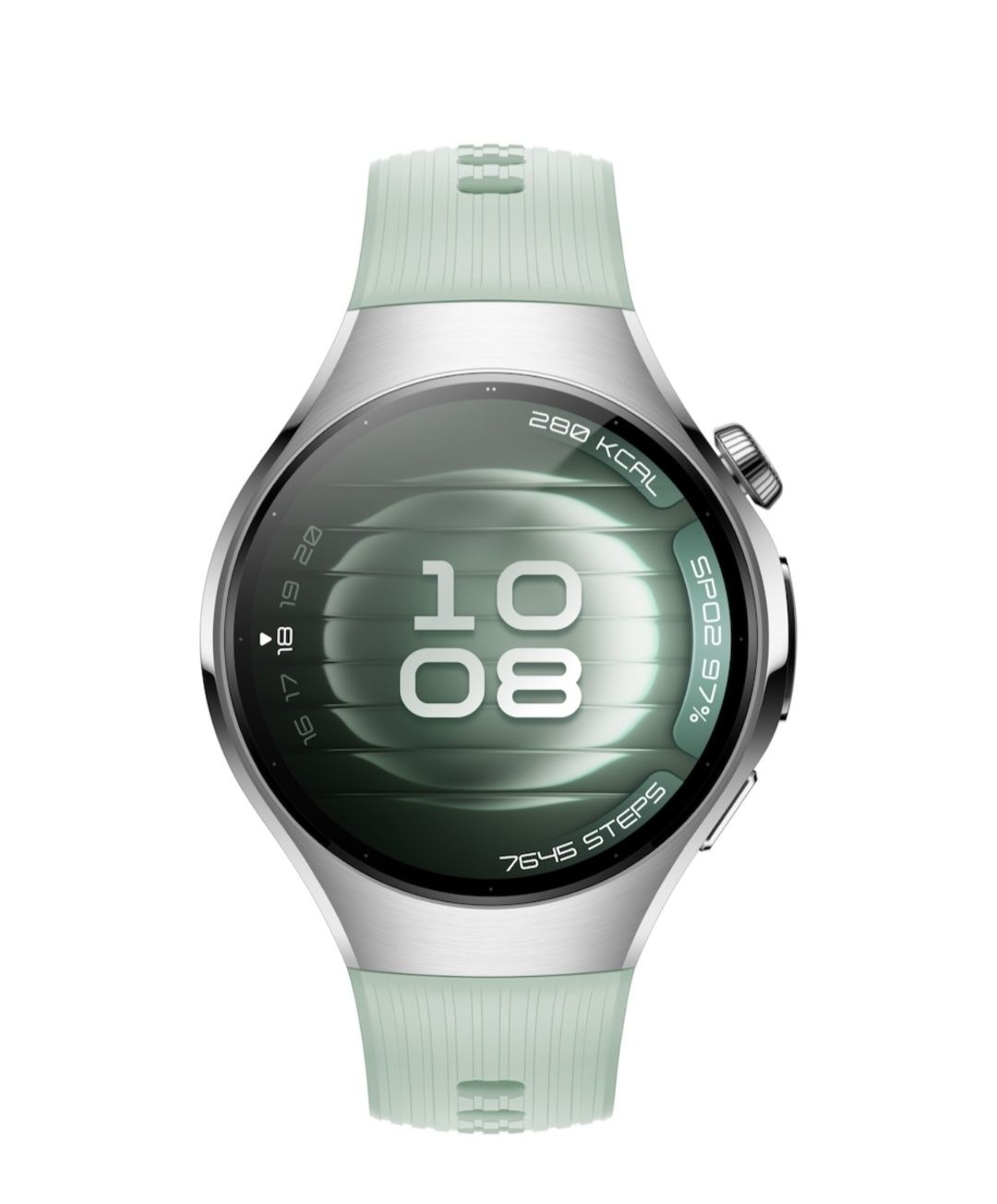 Smartwatch HUAWEI Watch 5, Stainless Steel Case with Light Green, 42mm