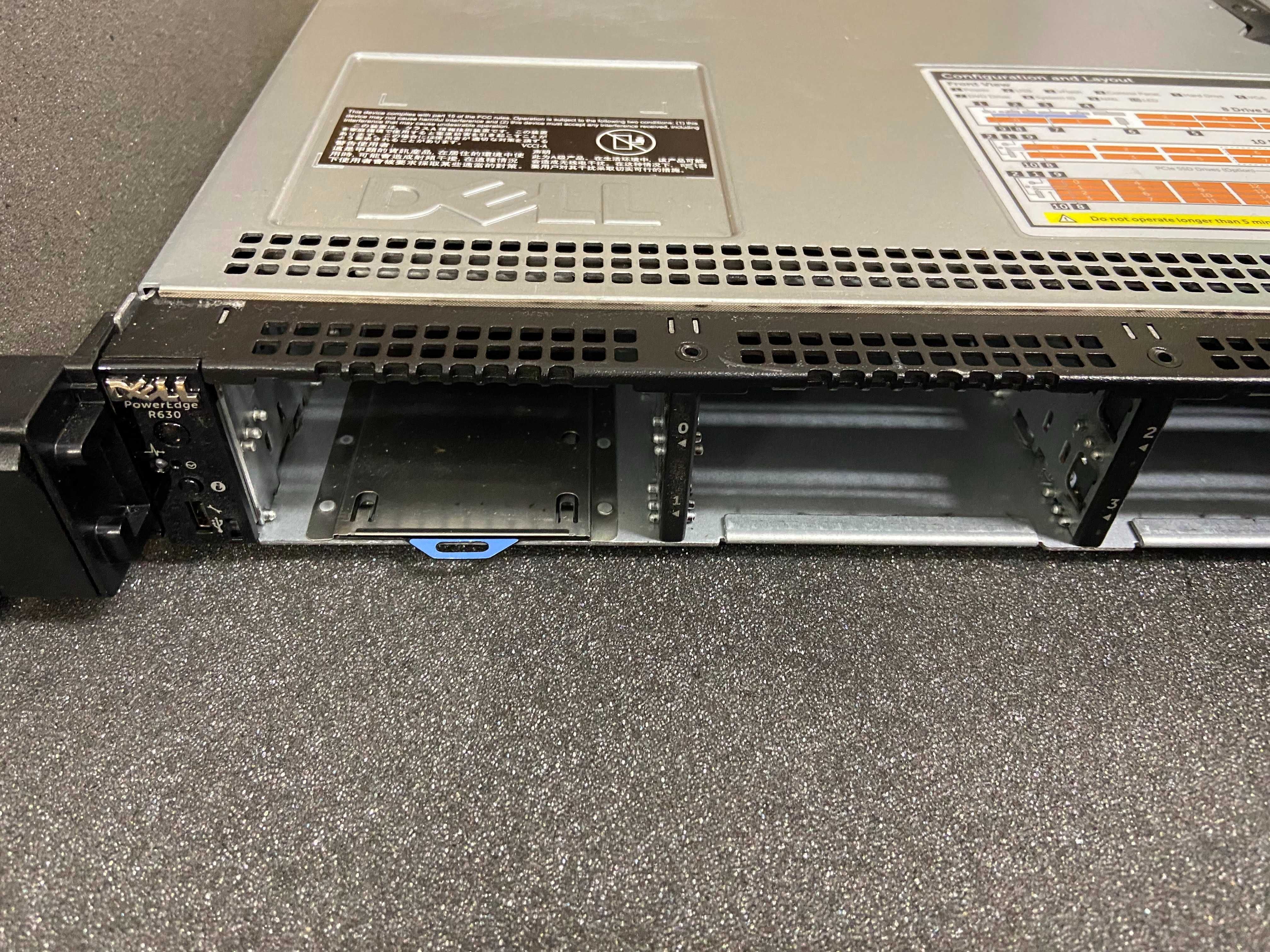 Сървър Dell R630 2* Xeon E5-2670 v3, 32GB DDR4 10GbE PERC H330, 2*750W