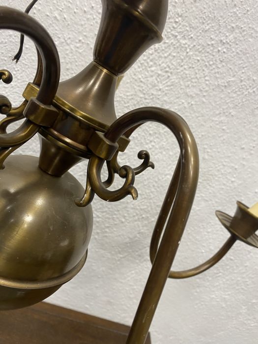 Месингов полилей 5 рамена Dutch Flemish стил Нидерландия