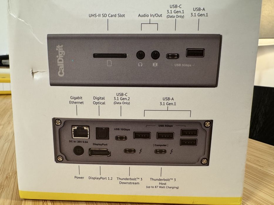 Caldigit TS3 plus thunderbolt TB3 docking station / hub