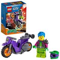 LEGO City: Stuntz Motocicletă de cascadorie pentru Wheelie - 60296